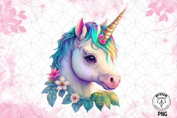 Baby Unicorn Watercolor Sublimation: A Charming Craft for Local Branding
