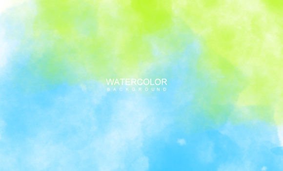 Blue Green Watercolor Background for Commercial Backgrounds