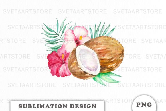 Coconut Sublimation Designs for Modern Crafts