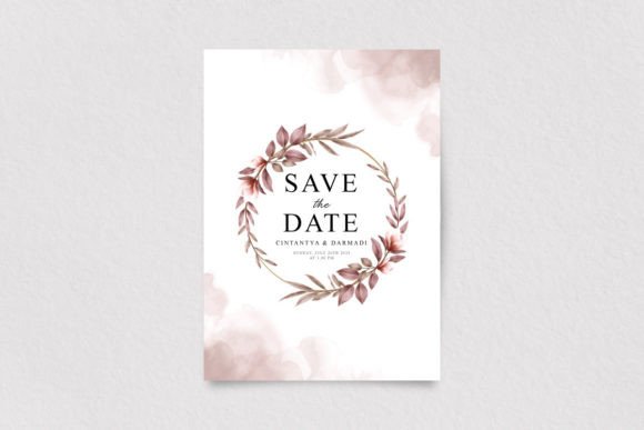 Elegant Save the Date Card: Print Templates Review