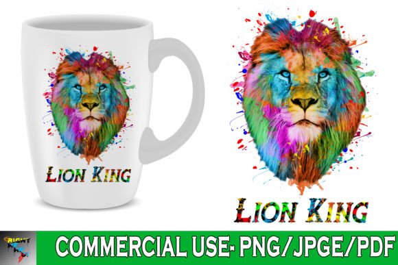 Lion Watercolor Design: A Review for Print Templates