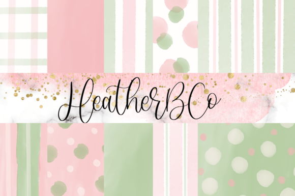 Spring Easter Watercolor Digital Papers: An Embroidery Review