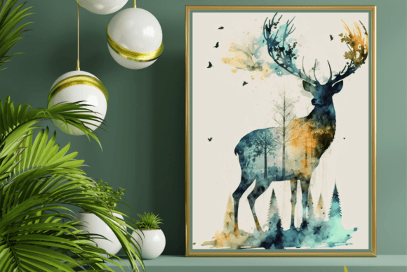 Watercolor Deer in the Forest Embroidery Review