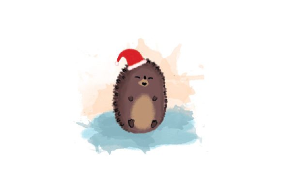 Watercolor Festive Hedgehog: A Designer’s Stitch Review