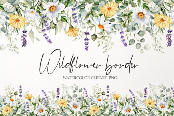 Watercolor Floral Border PNG: Wildflower Review