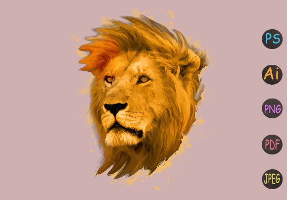 Watercolor Graphic Lion 33: A Print Templates Review