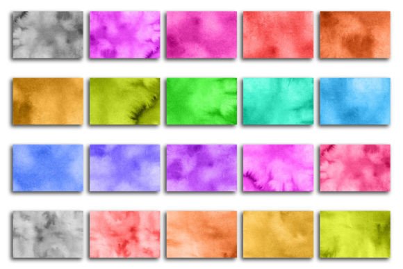 Watercolor Texture Sublimation Set 304: Fresh Backgrounds for Creative Blogs
