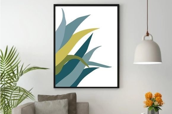 Watercolor Wall Art Design in Graphic Templates