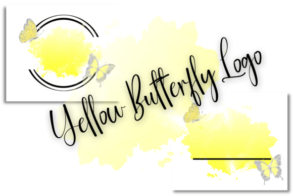 Yellow Butterfly Logo Canva Template Review